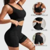 Collection AliExpress Ensembles de yoga 2 pièces sans couture pour femmes, costume de gymnastique, court, précieux short taille haute, tenues de fitness et de course