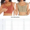 Soutien-gorge de sport réglable haute résistance Yoga Fitness gilet doux respirant antichoc soutien-gorge avant fermeture éclair Yoga soutien-gorge gymnase course femmes