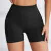 Short de yoga taille haute sans couture, coupe serrée, avec hanches pêche, short de fitness pour femmes, short de course en plein air