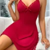 Robe de nuit dos nu sexy pour femmes, pyjama ouvert modal, lingerie sexy, vêtements d'intérieur, robes de pyjama, nouveau, 2025, 7.0