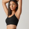 Soutien-gorge de sport respirant à commande haute pour femme, haut rembourré, course à pied, yoga, gymnastique, sans couture, nickel é, sport