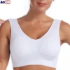 Soutien-gorge fin sans armatures, grande taille, Zero Bondage, sous-vêtements pour femmes, gilet de sport, Yoga, sans fil, brassière réglable sans couture, S-7XL
